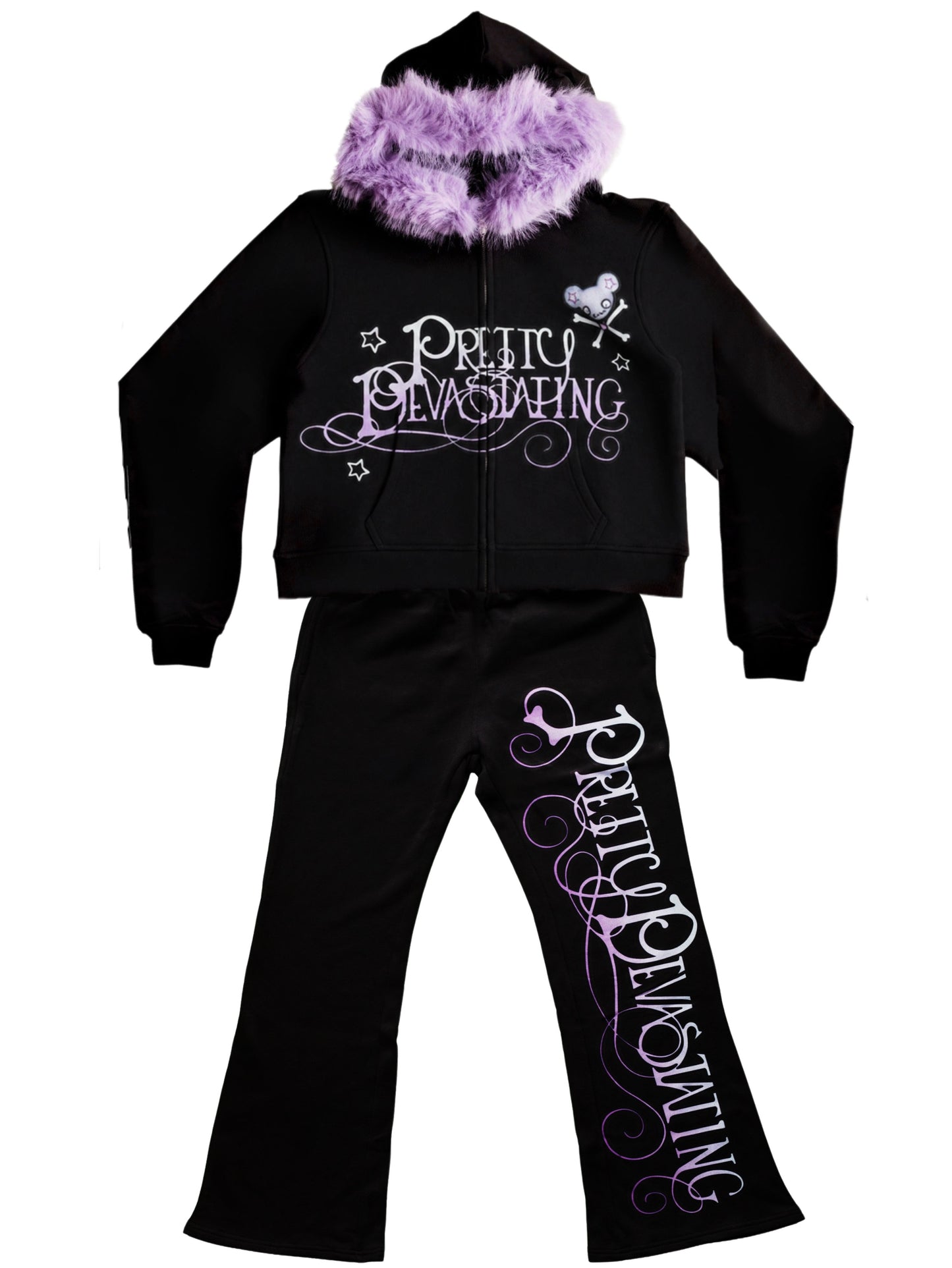 Skully Purple Diva Sweatpants