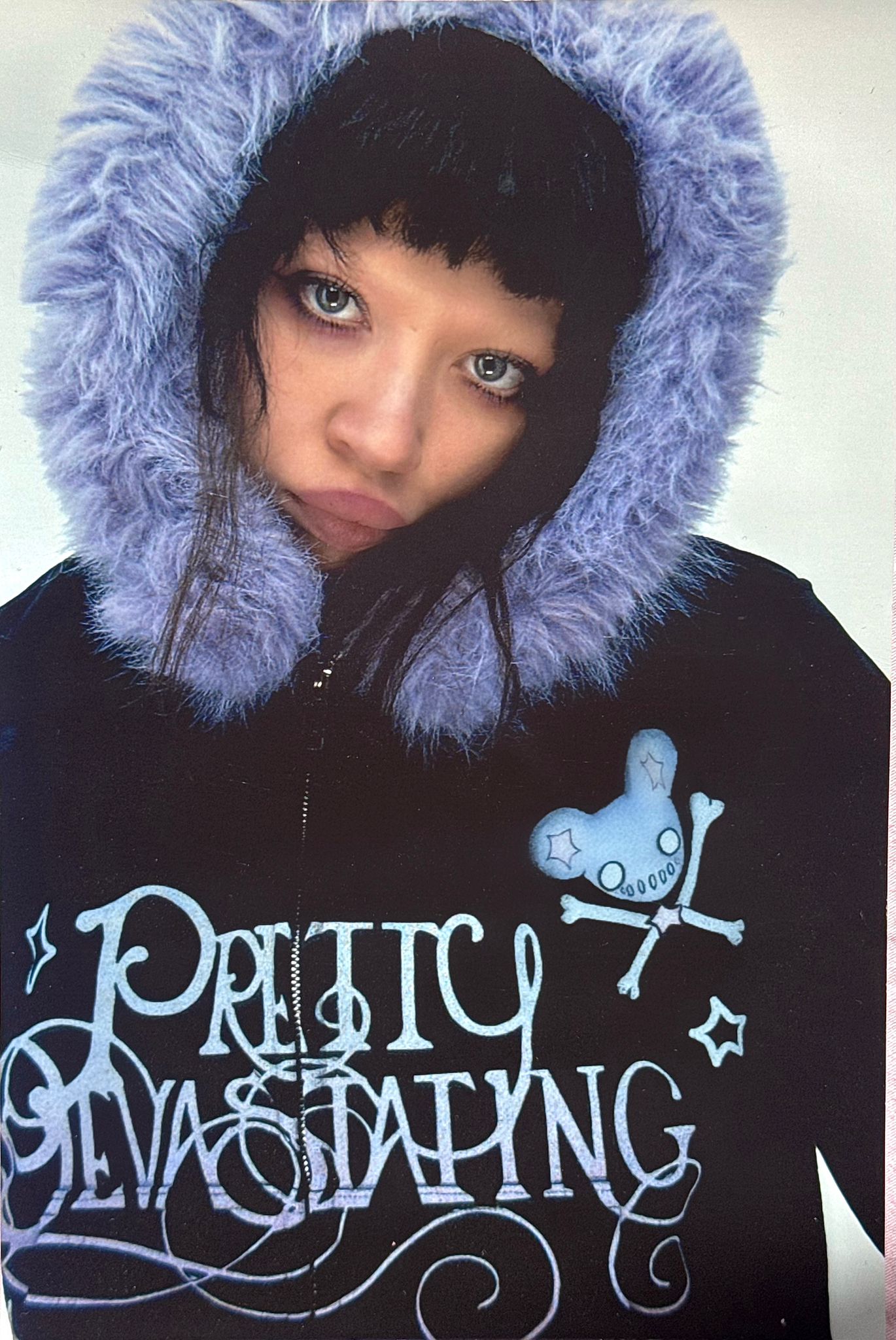 Skully Purple Diva Hoodie