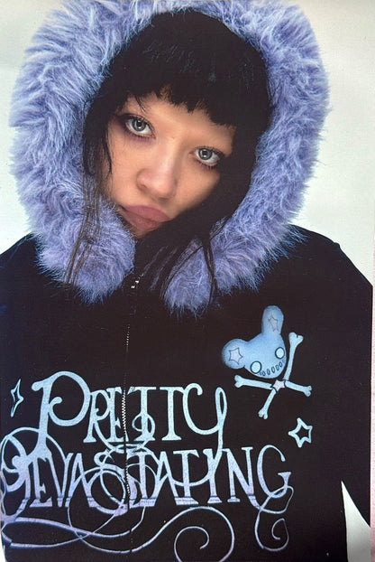 Skully Purple Diva Hoodie